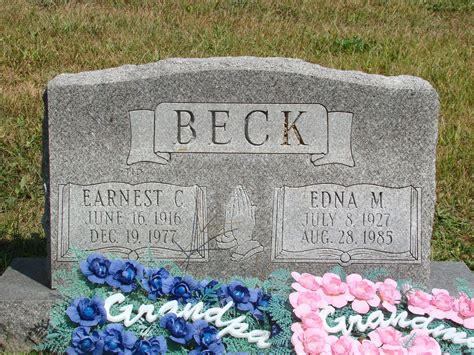 Edna M Beck 1927 1985 Find A Grave Memorial