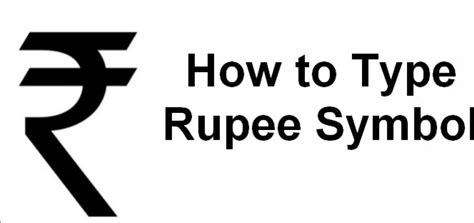 Rupee Symbol In Character Map