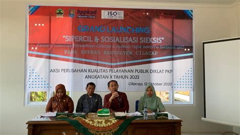 LAUNCHING SIPERCIL SISTEM INFORMASI PERSEDIAAN CILACAP DAN