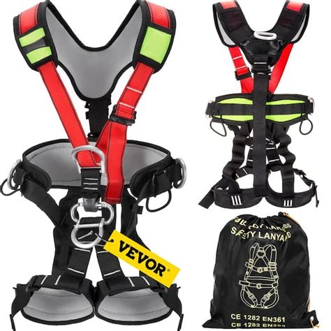 VEVOR Safety Climbing Harness Rock Tree Body Fall Protection Rappelling ...