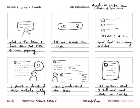 Ux Storyboard Storyboards Are Linear Sequences Of By Sumit Narang