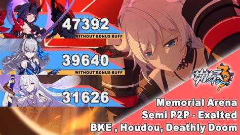 Honkai Impact 3 SEA Semi P2P Exalted Memorial Arena SSS BKE SSS