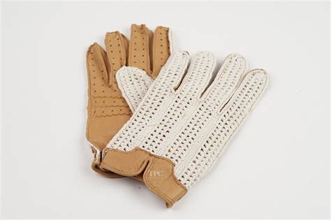 Omegagloves Crochet Man Glove Lambskin Entirely Sewn By Hand Crochet