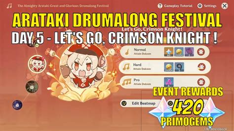 Arataki Drumalong Festival Day Let S Go Crimson Knight Pro High