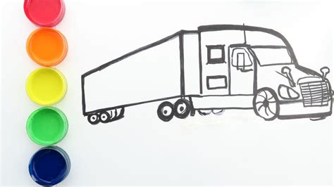 Dessin Camion Comment Dessiner Un Camion Facile Tuto Coloriage The