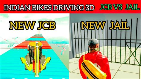 INDIAN BIKES DRIVING 3D NEW JCB And NEW JAIL Funny Gameplay Indian