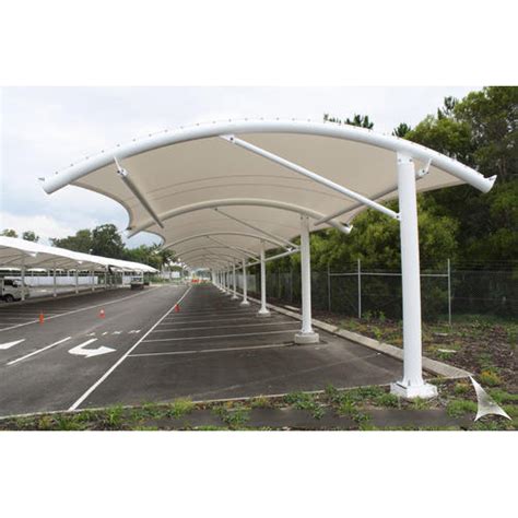 Dome Tensile Parking Structure For Commercial And Residential Coated