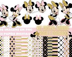 Kit Digital Minnie Rosa Elo