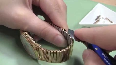 Watch Band Adjusting How To Remove U Clip Expansion Links Youtube