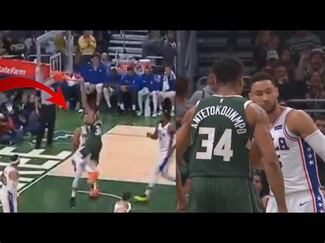 Video Giannis Antetokounmpo Pulls Out The Too Small” Celebration