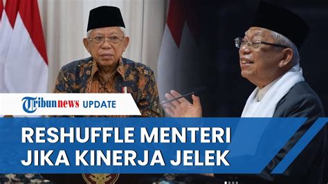 Peringatan Wapres Ma Ruf Amin Pada Menteri Yang Maju Caleg Direshuffle