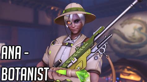 Ana Botanist Skin Showcase Overwatch 2 YouTube