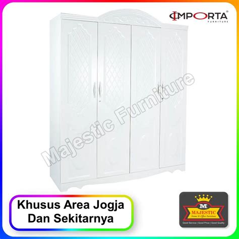 Jual Lemari Pakaian Besi Pintu Iw C Importa Jogja Shopee