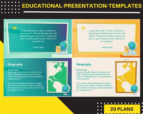 Educational Presentation Templates for Online Lessons Complete Set Classroom - Etsy