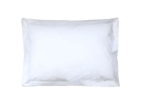 Taie D Oreiller Uni 80x50 Cm Pur Percale Primo Blanc Conforama