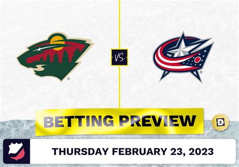 Wild vs. Blue Jackets Prediction and Odds - Feb 23, 2023