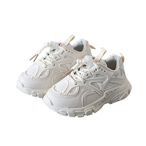 ASFGIMUJ Kids Shoes Girls Size 1.5 Years-2 Years Running Double Mesh ...