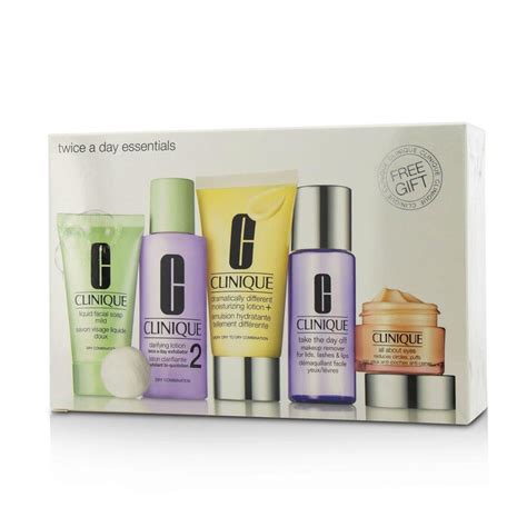 Clinique Daily Essentials Set Dry Combination All About Eyes 15ml