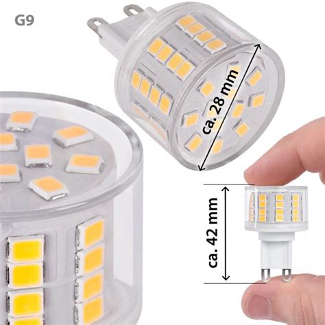 Maxkomfort Led Leuchtmittel G9 5w Ac Neutralweiß Kurz