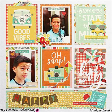 Happy My Creative Scrapbook Using Their July Main Kit Simple Stories