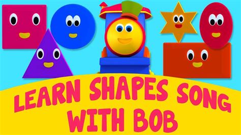 Bob, The Train - Learn Shapes Song With Bob | Shapes Song | Adventure ...