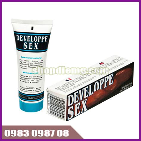 Gel kem bôi developpe sex kích thích phát triển dương vật to và dài