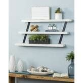 Birch Lane Serene 3 Piece Pine Solid Wood Tiered Shelf Reviews