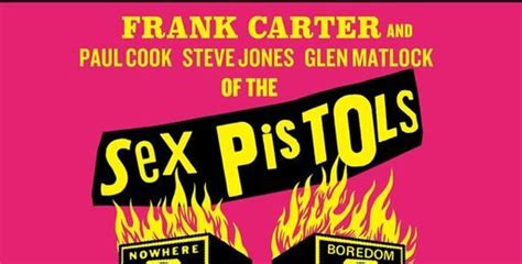 Frank Carter And The Sex Pistols Announce 4 New UK Shows