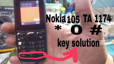 Nokia 105 TA1174 Keypad Track Ways Jumper Solution Nokia 105 1174 0