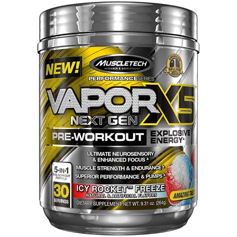 MuscleTech Performance Series Vapor X5 Next Gen Pre Workout PowderThe