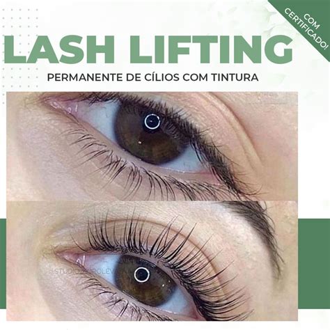 Curso De Lash Lifting Permanente De C Lios Tintura Cosm Ticos Natalia