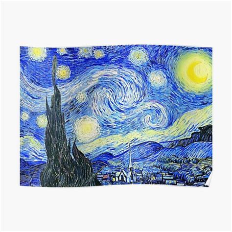 Pablo Picasso Starry Night Premium Matte Vertical Poster Designed ...