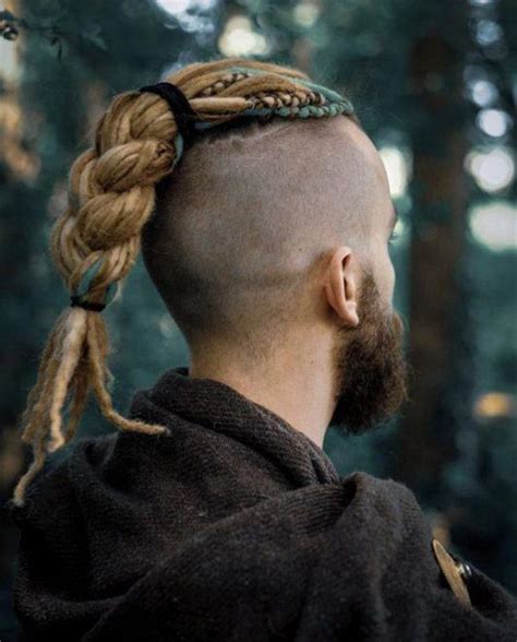 Blond Dreadlock Weave Vikinghairstyles Vikings Nordichaircuts Nordic Masculinehaircuts