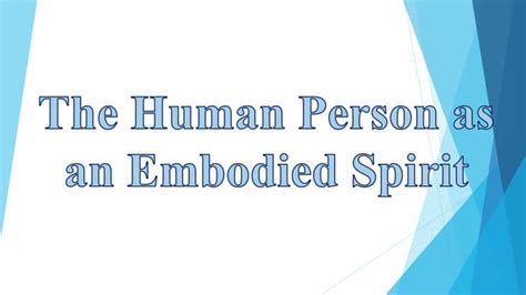 Embodied Spirit Of The World And The Philo Ppt