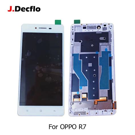 For OPPO R7 LCD Display Touch Screen Frame Digitizer Assembly