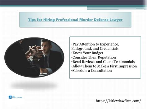 Ppt Tips For Hiring Professional Murder Defense Lawyer Powerpoint Presentation Id 11804357