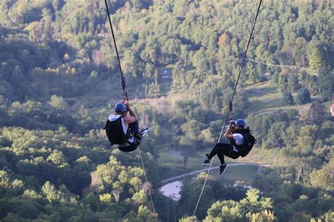 Ride 55 MPH On America S Longest Zipline From Massachusetts To New York