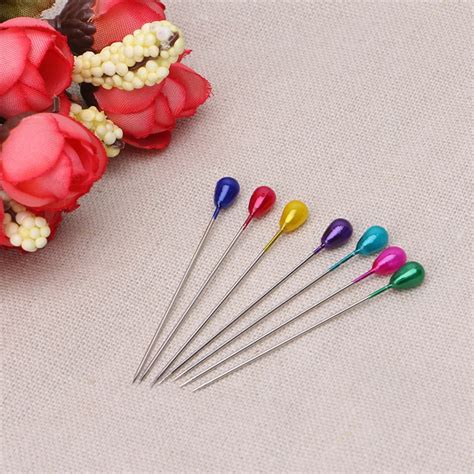 144Pcs Set Extra Long Pearl Head Dressmaking Pins Wedding Corsage