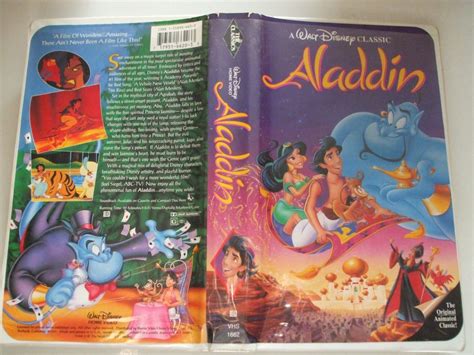 Aladdin Vhs Walt Disney Black Diamond Classic Clamshell 1662 Prices