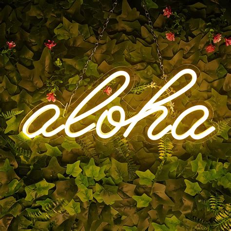 Aloha Neon Sign Liuyang Lamps