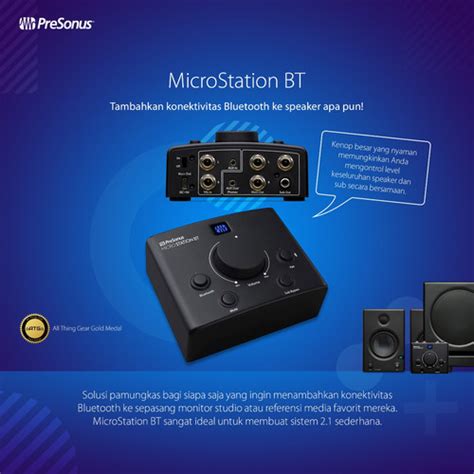 Jual PRESONUS MicroStation BT Monitor Controller With Bluetooth 2 1