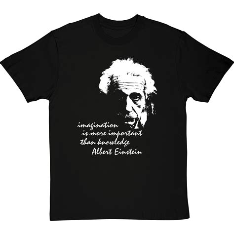 Albert Einstein Imagination Quote T Shirt Redmolotov