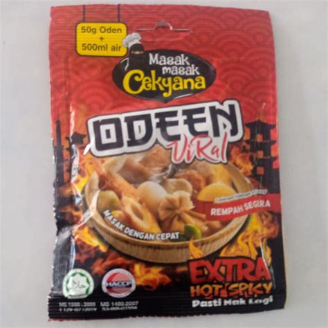 Oden Viral Cik Yana Pedas Clearstock Shopee Malaysia