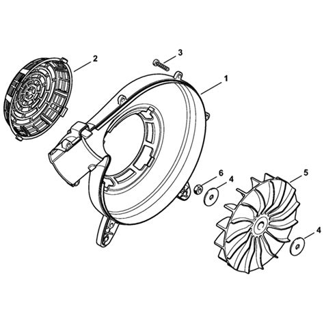 Fan Housing Outer Fanwheel Assembly For Stihl BG50 Blower L S Engineers