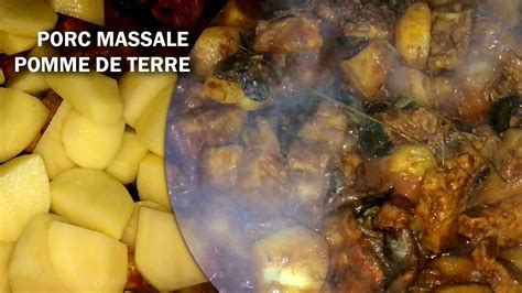 Porc Pomme De Terre Massal Une Recette R Unionnaise D Origine