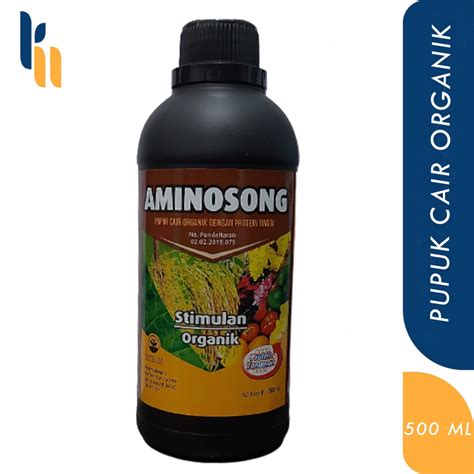 Jual Aminosong Pupuk Cair Organik Buah Dan Sayuran 500 Ml Shopee