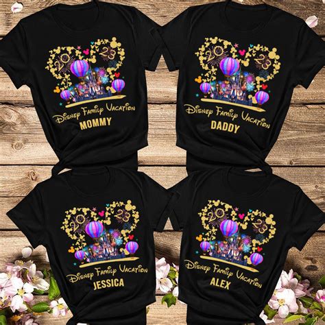 Custom Disney Family Shirt, Disney Family Vacation 2023 Shirts