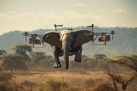 Premium Photo Autonomous Drones For Wildlife Conservation And An 00148 00