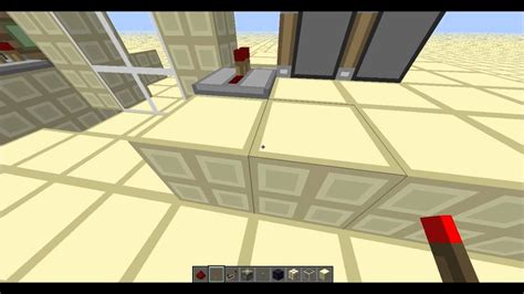 Redstone 2x2 Seamless Glass Door Tutorial Youtube