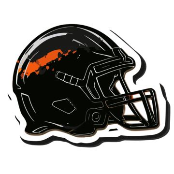 Sticker Design Of The Nfl Football Helmet Clipart Vector, Football ...